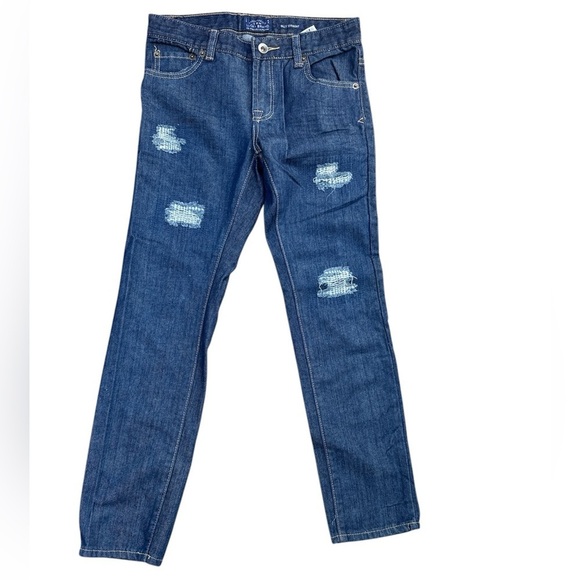 Lucky Brand Other - Lucky Brand Jeans Girls 12 High Waist Billy Straight Stretch Denim Distressed